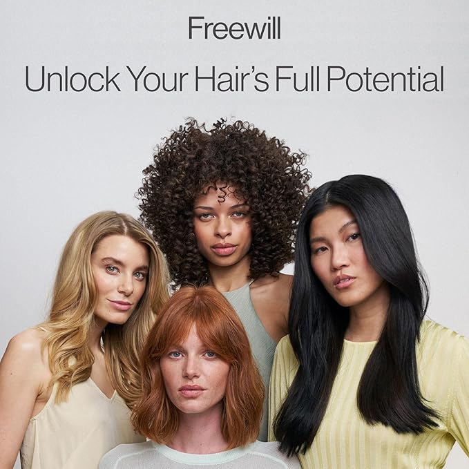 Freewill Blonde Preserve Purple Conditioner, Sulfate-Free Toning Conditioner for Blonde Hair, Neutralizes Brassiness, Enhances Natural & Color-Treated Hair, Boosts Shine, 8.5 oz