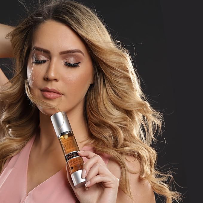 Elixir Argan Oil - Premium Quality Argon Oil for Hair - Gotas para el Cabello - Aceite Para el Cabello - Split End Repair Argon Oil for Hair Treatment (1.7 oz)