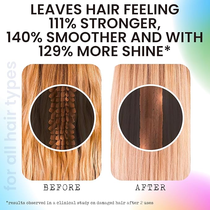 Hair Mask for Damaged Hair β Bond Repair Treatment for Dry Ends & Growth | Overnight Deep Conditioner for Breakage Repair | Hydrating Formula for All Hair Types, Curly & Color-Treated