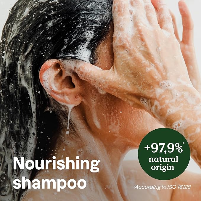 ATTITUDE Nourishing Shampoo, Bergamot & Ylang Ylang, EWG Verified with Essential Oils, Vegan & Plant-Based, Aluminum Bottle, Moisturizing Hair Care for Dry Hair, 16 Fl Oz