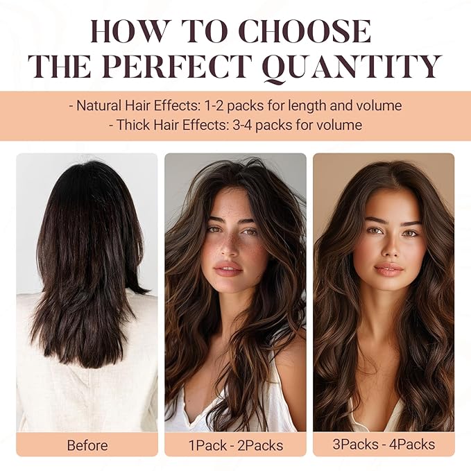 MAXITA Microlink Hair Extensions Human Hair, Chocolate Brown Micro Bead Hair Extensions Virgin Human Hair, 50g/50 Strands/Pack, 22 In