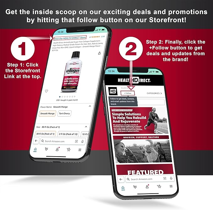 HEALTH DIRECT – AminoSculpt Liquid Collagen Micropeptides – 28 FL Oz – 28 Servings – 10 Grams of Premium Medical-Grade Liquid Collagen for Women – Piña Colada