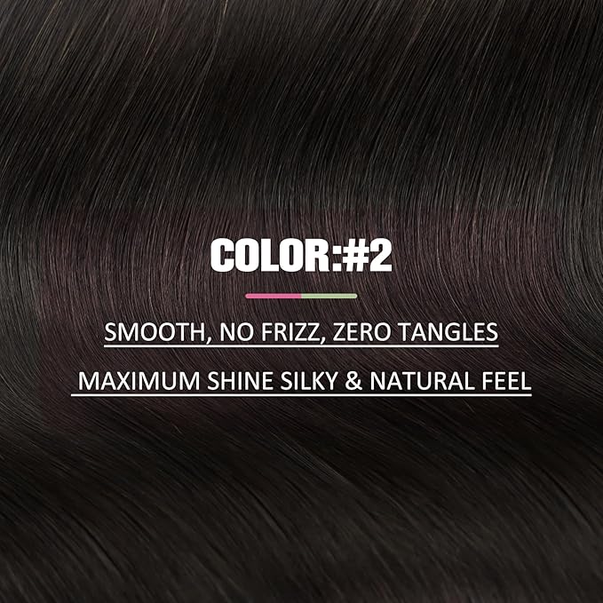 YoungSee Tape in Hair Extensions Real Human Hair Dark Brown Tape Extensions Human Hair Brown 22In Tape in Human Hair Extensions Darkest Brown 20pcs Double Sided Tape on Hair Extensions Human Hair 50g