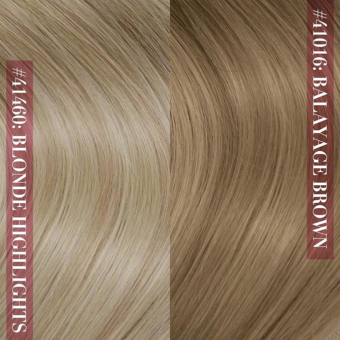 YoungSee Clip on Hair Extensions Ombre Hair Extensions Clip ins Dark Brown Ombre Golden Blonde Mix Platinum Blonde Balayage Soft and Silky Real Human Hair Extensions for Women 120G 20Inch 7Pcs