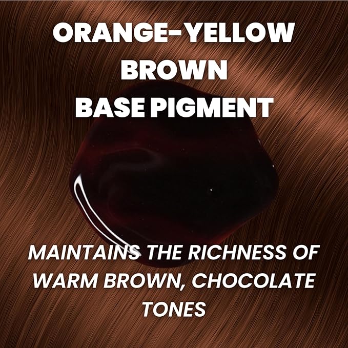 Chestnut Hydrating Color Depositing Shampoo for Color Treated Hair, 8.5 Oz - Semi Permanent Hair Dye Prevents Color Fade, Extends Color Service, Nourishes & Protects