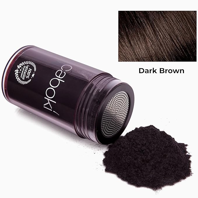 Caboki Hair Loss Concealer, 90-day supply, Dark Brown