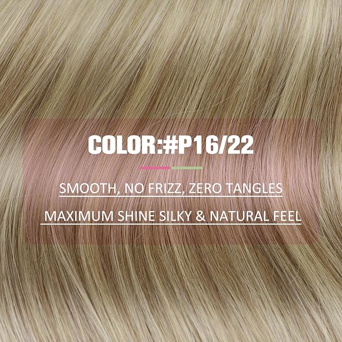 YoungSee Tape in Hair Extensions Real Human Hair Blonde Highlight Tape ins Human Hair Extensions Golden Blonde Highlights Human Hair Tape in Extensions 20 Inches 20pcs 50g Invisible Hair Extensions