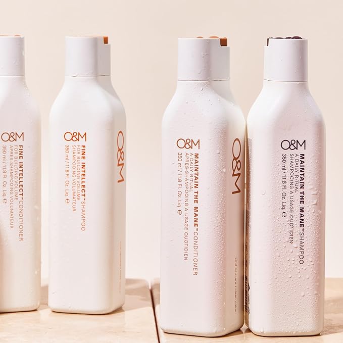 O&M Maintain The Mane Vegan Everyday Natural Moisturizing Shampoo for Women + Men, Provitamin B5, Safe Daily Beauty Care + Hair Care, Paraben/Sulfate-Free, Made in Australia, 350ml
