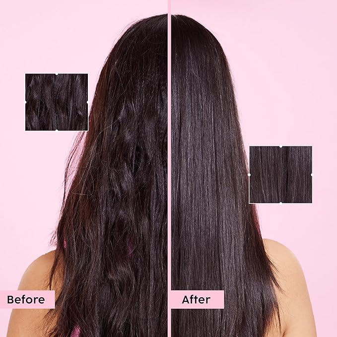 Hibiscus Frizz Control Hair Serum | Protects & Smoothes, Dry, Flyaway & Frizzy Hair, With 13 Nourishing Oils | 3x Strength with Fiberhance | 50ml