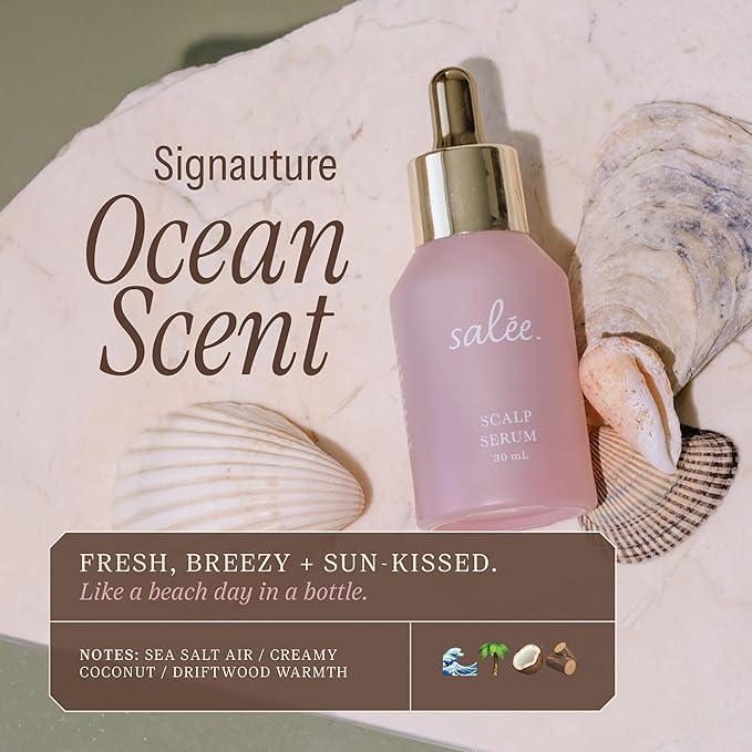 Salee- Dry Scalp Serum Nourishing & Moisture Relief | Thicker Fuller Hair, Reduce Shedding, Hydrate, Stimulate, Strengthen, Biotin, Caffeine & Hyaluronic Acid