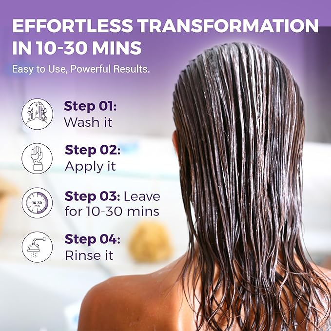 SOHLPLEX Bond Revive & Restore Treatment for Dry Damaged Hair, Deep Conditioning Mask for Frizzy & Damaged Strands. Moisturizes & Strengthens. Vitamins B3, B5, B7, C & E.Vegan & Cruelty-Free-6.76 FlOz