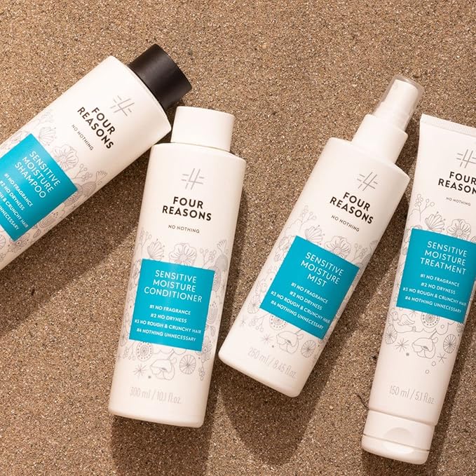 No nothing Sensitive Moisture Treatment - Perfume-free, Moisturising Intensive Treatment - For Dry and Damaged Hair | 100% Vegan | 150 ml (New Packaging)