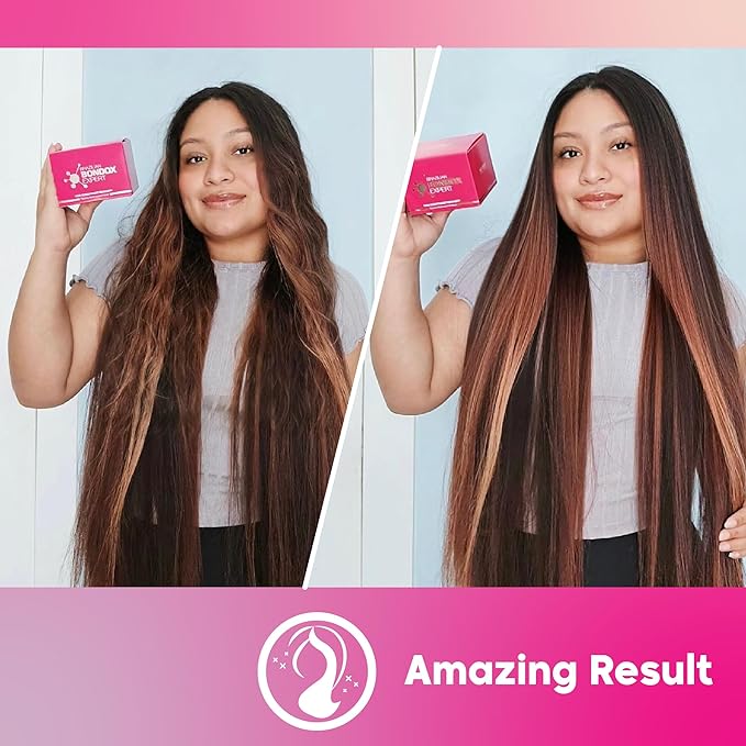 HAIR MASK FOR DAMAGED HAIR BRAZILIAN BONDOX TREATMENT 8.8 oz Thermal Activated Mask for Dry Frizzy Hair | Formaldehyde Free Cruelty Free | Results for up to 1-3 months | Almond Hair Oil Hair Repair