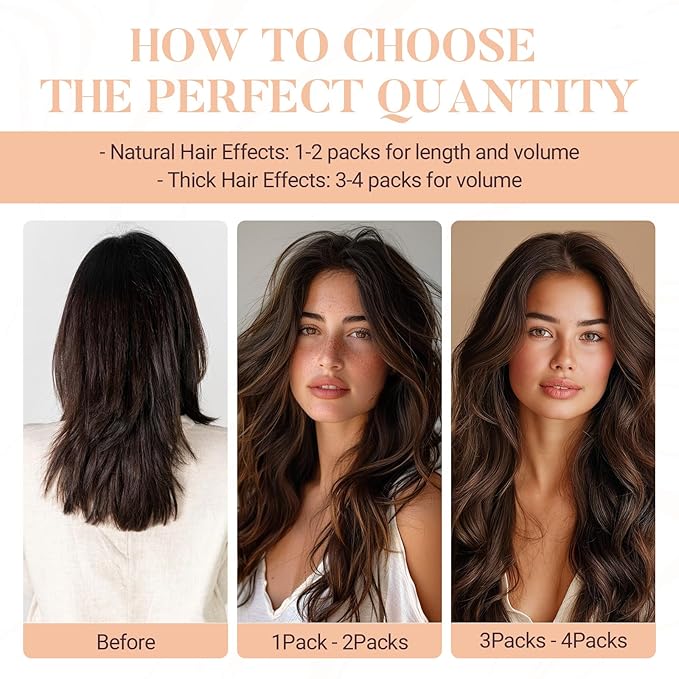 MAXITA Microlink Hair Extensions Human Hair Balayage Dark Brown Mixed Chestnut Brown Micro Bead Hair Extensions Virgin Human Hair, 50g/50 Strands/Pack, 22 In
