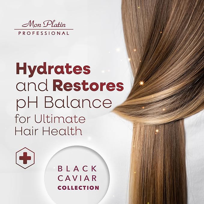 Mon Platin Professional Total Repair Shampoo for Straightened Hair - Salt-Free, Enhances Straightening Treatment Results, Adds Shine & Vitality, Salt/SLS-Free, Straight Hair Shampoo 250ml