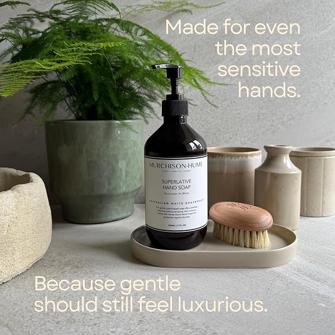 Murchison-Hume Original Fig Superlative Hand Soap, 2-Pack | Clean Luxury Hand Wash for Kitchen or Bathroom | Non-Toxic, Moisturizing & Counter-Worthy Pump Bottles | 2 x 17oz