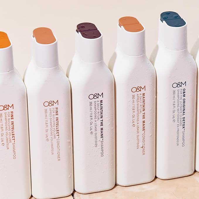 O&M Maintain The Mane Vegan Everyday Natural Moisturizing Shampoo for Women + Men, Provitamin B5, Safe Daily Beauty Care + Hair Care, Paraben/Sulfate-Free, Made in Australia, 350ml
