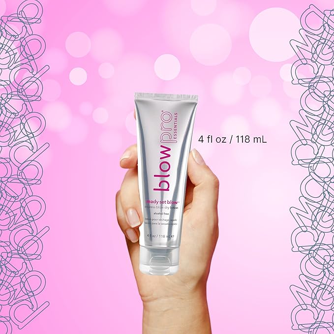 blowpro Ready Set Blow Express Blow Dry Lotion, Delivers an Easier Faster Blow Dry, Plumps and Shapes your Hair for Noticeable Body,Smoothes Cuticle, Locks out Humidity and Eliminates Frizz