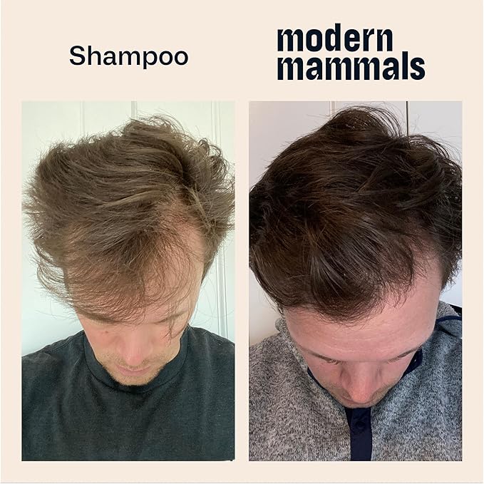 Modern Mammals Light Shampoo Bar - Gentler Wash for Better Hair, Minimalist Hair Care, Low Lather, Sensitive Scalps, No Poo, Vegan, Natural Ingredients, Fragrance-Free (2 Pack x 2.4oz Bars)