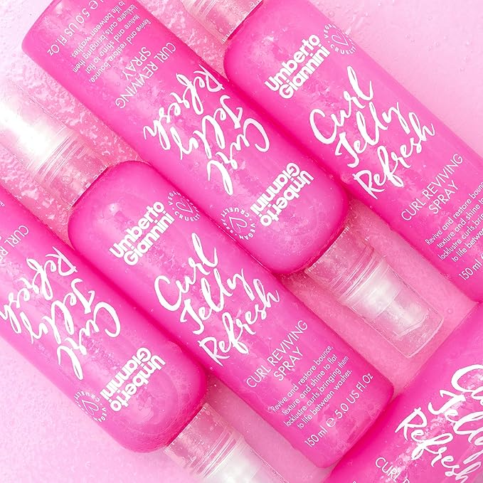 Umberto Giannini Curl Jelly - Vegan, Frizz Control Hair Styling Agent for Curly or Wavy Hair