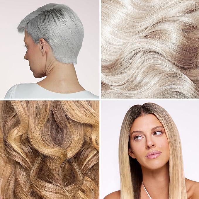 L'ANGE HAIR Violet Purple Toning Shampoo | Restores Hair Color | Tone Correcting Shampoo | Removes Yellow, Orange and Brassy Tone | UV Protection Shampoos | All Hair Types