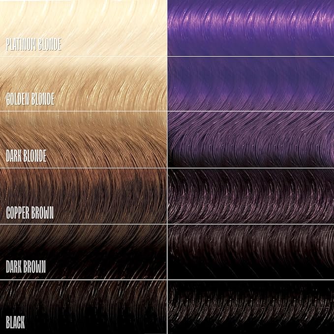 Overtone Color Depositing Semi-Permanent Hair Dye Conditioner - 8 oz For Natural & Color-Treated Hair, Moisturizing Shea Butter & Coconut Oil - Vegan & Cruelty-Free, Vivid Violet
