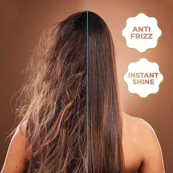 Chia Oil Heat Protectant Spray For Hair - Hair Thermal Protection Shield From Heat - Leave In Conditioner - Anti Frizz Moisturizer (8 Oz)