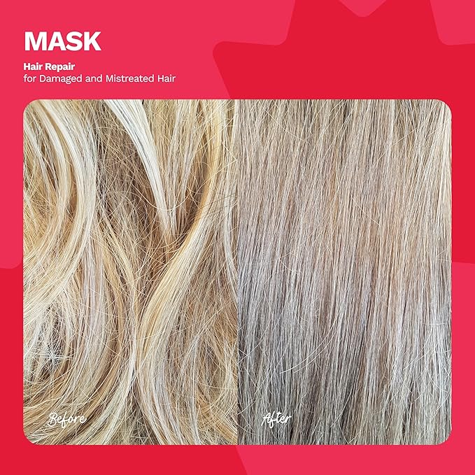 Intensive Repair Hair Mask for Dry/Damaged Hair due to Coloring, Chemical Processes, hot styling tools and dryers | BE BOLD (8 oz.)