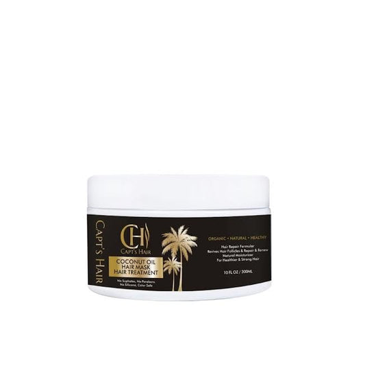 Coconut Oil Hair Mask - Deep Hair Conditioner for Intense Hydration, Dry and Damaged Hair Repair, Deep Moisturizing Oil Hair Mask Treatment with Shea Butter and Mango Butter - (300ml)