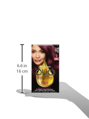 Garnier Olia Ammonia Free Hair Color [5.60] Medium Garnet Red 1 ea