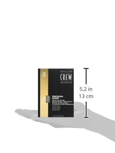 American Crew Men's Temporary Hair Color, Temporary Hair Dye, Natural Gray Coverage, Light, 1.35 Fl Oz