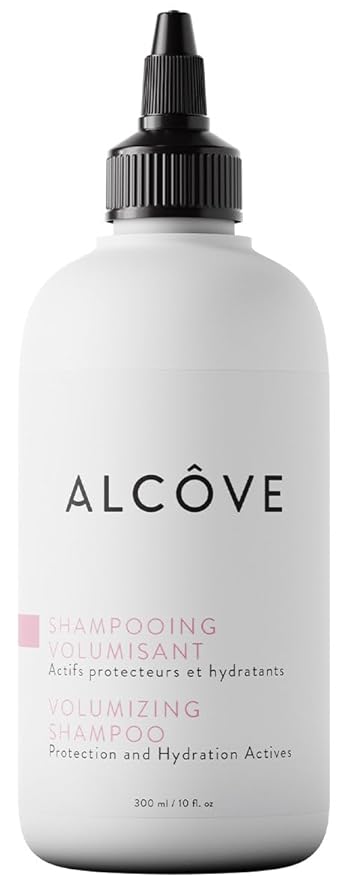 Alcôve - Volumizing Shampoo - Evening Primrose Oil, Mango Extract, and Argan Oil - Sulfate-Free - Fine and Thin Hair - Lightweight Volume - Color-Safe -10oz
