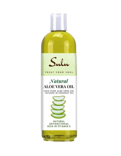 SULU ORGANICS Pure Cold Pressed Unrefined Natural Aloe Vera Oil (64 oz)