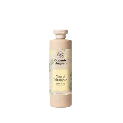 Natural Shampoo for Hair Care, Sulfate Free Shampoo with Castor Oil, Honeysuckle, Glycerin, Aloe Vera & Mild Thickening Agent, Dry to Color Treated to All Hair, 13.5 fl oz