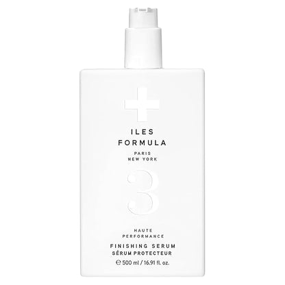 ILES FORMULA Styling Cream & Finishing Serum with Heat Protection, Weightless (Non-Greasy) Hair Repair Treatment for Damaged Hair, Anti-Frizz Blow Dry Product with Silk Extract & Macroloba Seed