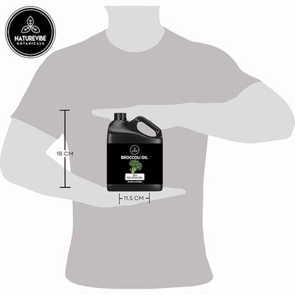 Naturevibe Botanicals Broccoli Oil 32 Ounces | 100% Pure and Natural | Great for Skin Care and Hair Care