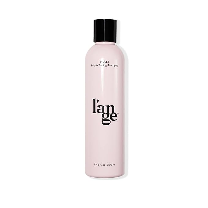 L'ANGE HAIR Violet Purple Toning Shampoo | Restores Hair Color | Tone Correcting Shampoo | Removes Yellow, Orange and Brassy Tone | UV Protection Shampoos | All Hair Types