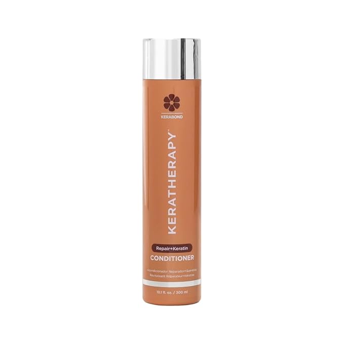 KERATHERAPY Keratin Infusion Repair Conditioner, 10.1 fl. oz., 300 ml - Repairs Dry, Damaged or Frizzy Hair with Caviar Extract, Argan Oil & Kerabond