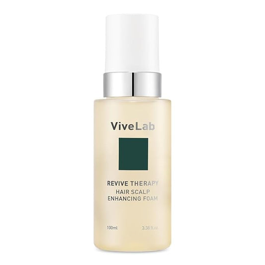 Revive Therapy Hair Scalp Enhancing Foam by ViveLab - Nighttime Care for Scalp, Vegan Formula 3.38 oz