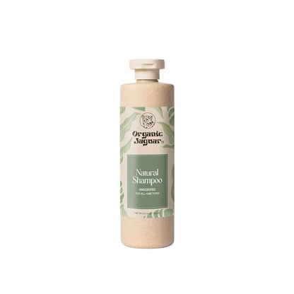 Natural Shampoo for Hair Care, Sulfate Free Shampoo with Castor Oil, Honey, Biotin, Glycerin, Aloe Vera & Mild Thickening Agent, Unscented, Dry to Color Treated to All Hair, 13.5 fl oz