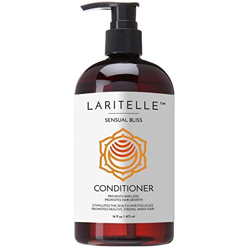 Organic Conditioner Sensual Bliss | Strengthening & Repair for Damaged, Thinning Hair | Sulfate-Free, Natural Hair Care for Growth & Breakage Prevention | Safe for Color-Treated Hair