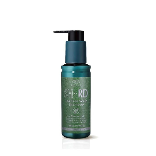 SH-RD Tea Tree Shampoo for Dry, Sensitive Scalp | 1% OTP Added Flake-Control | Deep Cleansing, Rebalancing, Dandruff Relief Shampoo - 3.38oz/100ml