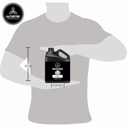 Naturevibe Botanicals Glycerine Liquid Oil 32 Ounces | 100% Pure and Natural | Great for Skin Care and Hair Care