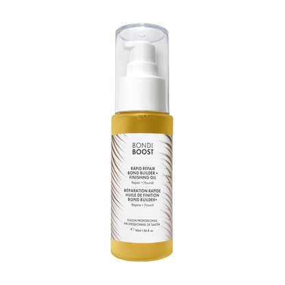 BONDIBOOST Rapid Repair Bond Builder + Heat Protection Finishing Oil [1.86 fl oz], Hair Oil for Damaged Hair, Strengthening & Nourishing Formula for Smoother + Healthier + Shinier Results
