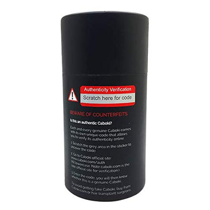 Caboki Hair Loss Concealer. All-Natural Hair Building Fiber. Make Thin Hair Look 10X Fuller Instantly. Eliminate the Appearance of Bald Spot and Thinning Hair (30G, 90-Day Supply). Salt & Pepper-Dark