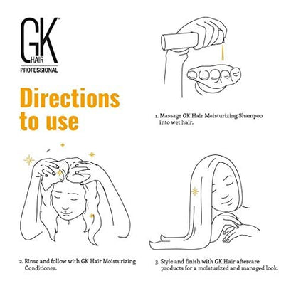 Moisturizing Shampoo For Dry And Frizzy Hair - Sulfate And Paraben Free