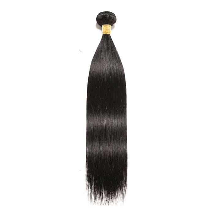 Color #1B Straight Human Hair Bundles Natural Black Bundles Human Hair #1B Bundles Brazilian 8A Virgin Hair 1 Bundle 22 Inch Natural Black Straight Bundles Natural Color Straight Human Hair Bundles