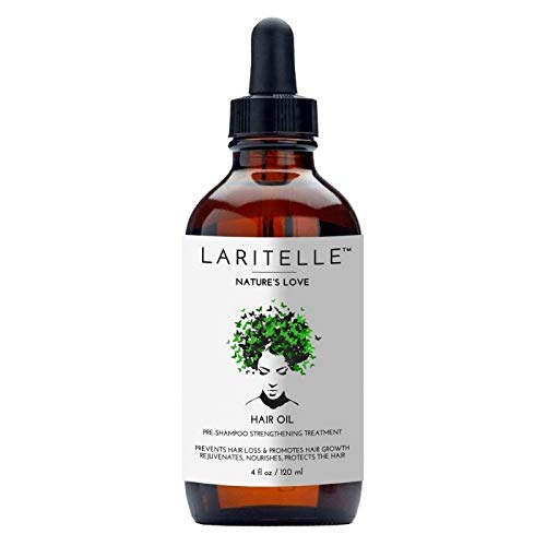 Organic Hair Growth Treatment – Nature’s Love – 4 oz – Botanical Oil Blend for Follicle Stimulation & Scalp Renewal – Made in USA