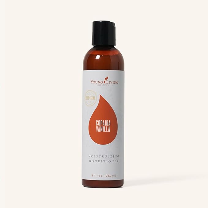 Copaiba Vanilla Moisturizing Conditioner by Young Living | 8 oz | Restores Moisture & Strength to Dry, Damaged Hair | Infused with Pracaxi Seed Oil, Avocado Oil & Murumuru Butter for Healthy Strands