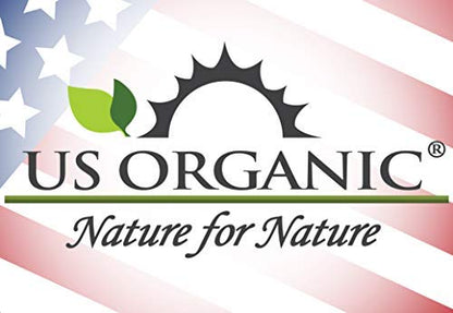 US Organic 100% Pure Rosemary Essential Oil, USDA Certified Organic 100% Pure, Steam Distilled, for Hair Growth, Scalp, Face, Skin, and Aromatherapy (Size Variations Available) (10 ml)